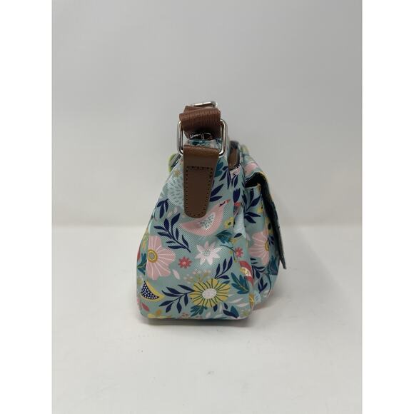 New With Tag Lily Bloom Crossbody Fairy Wren -Blue-Birds-Recycled Bottles - Picture 5 of 10